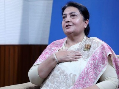 पूर्व राष्ट्रपति विद्या भण्डारीले त्यागिन् सेवा सुविधा