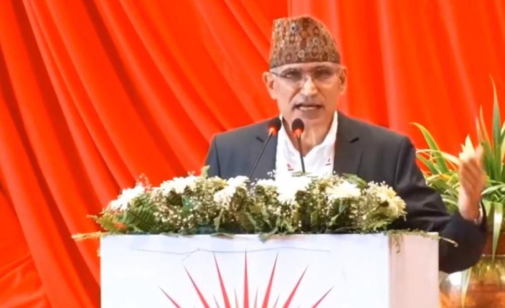 एमालेका उपमहासचिव विष्णुप्रसाद पौडेलले एमालेले देशको विकास र समृद्धिका लागि काम गरिरहेको धारणा ब्यक्त